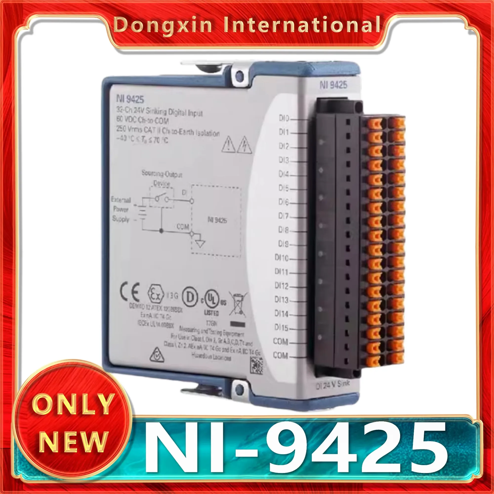 Modulo digitale ufficiale NI 9425 7μs serie C livello logico industriale e segnale