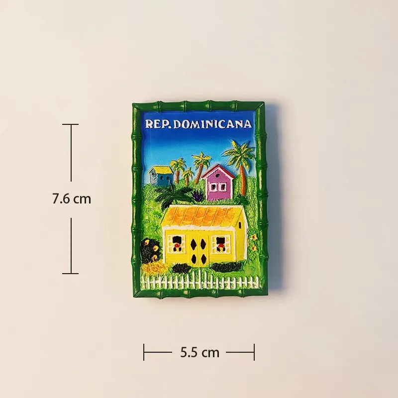 Dominican Republic Travel Souvenir Refrigerator Magnet 3D Refrigerator Magnet Decorative Refrigerator Magnet