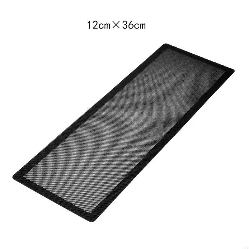 E1PF 14x28mm/12x36mm PC Chassis Cooling Dust Filter Magnetic PVC Net Guard Fan Cover Dustproof Computer Mesh Accessories