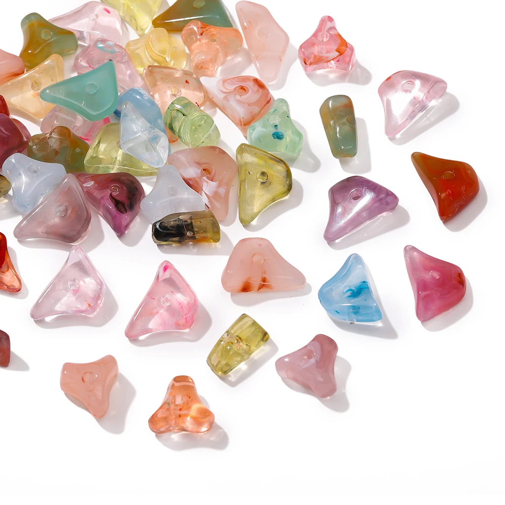 

10pcs/Lots Acrylic Imitation Stone Crushed Stone Beads Irregular Shaped Spacer Beads for DIY Jewelry Making Bracelets Findings