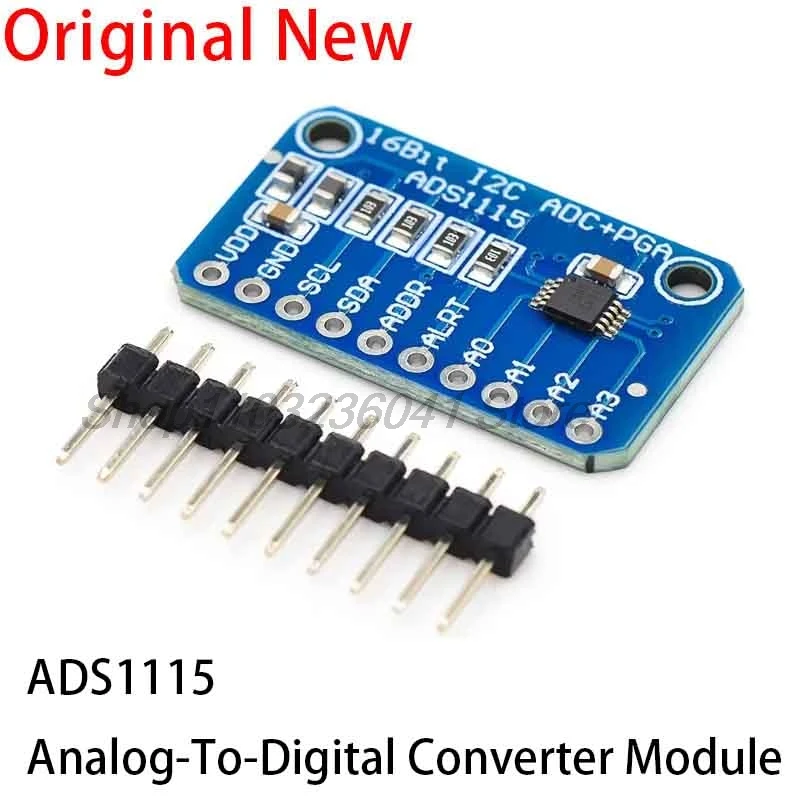 ADS1115 ADC Analog-to-Digital Converter Module with Programmable Gain Amplifier 16 Bit I2C 2.0V To 5.5V for Arduino Raspberry Pi