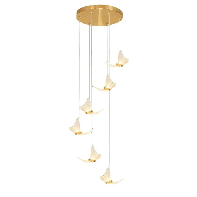 

Современный подвесной светильник в виде бабочки, потолочный подвесной светильник, прикроватная тумбочка для гостиной, столовой, кухни, украшение, подвесная люстра, освещение