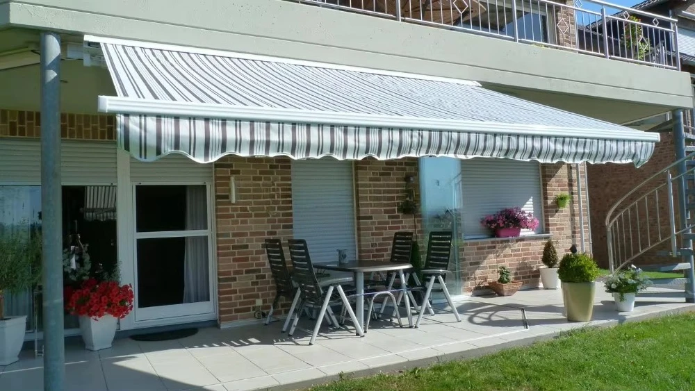 QUALATY Retractable Outdoor Shade French Polycarbonate Modern Window Awnings Roof