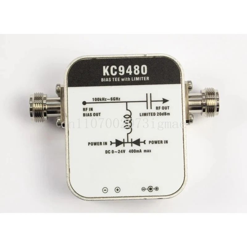 Dc Bias Feeder KC9480 Limiter Straight 1MHz-6GHz Antenna Amplifier Supporting