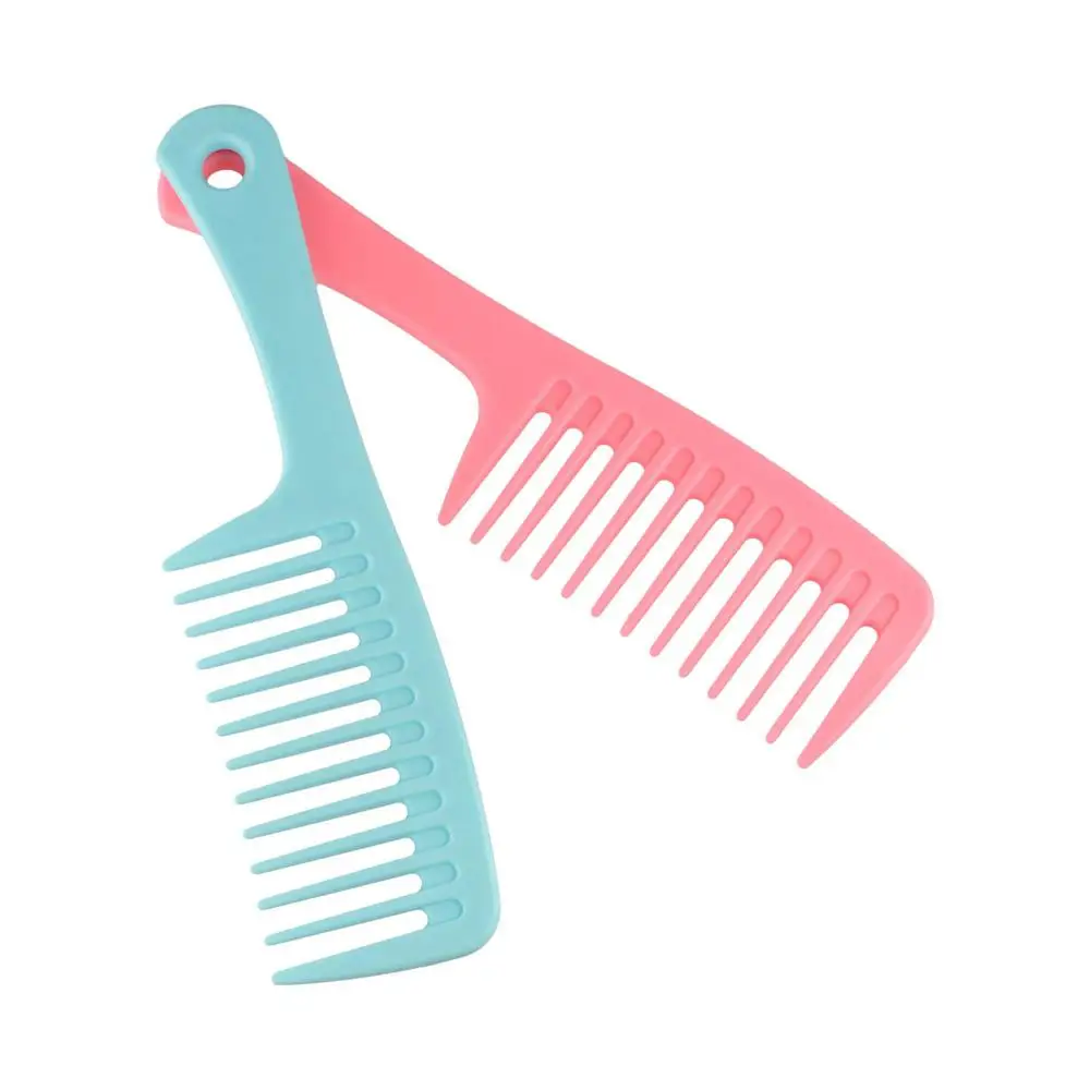 Pro Wet Hook Curly Hair Brushes Heat Resistant Anti-Static Hairdress Comb Wide Durable Dyeing Styling Tools Barber