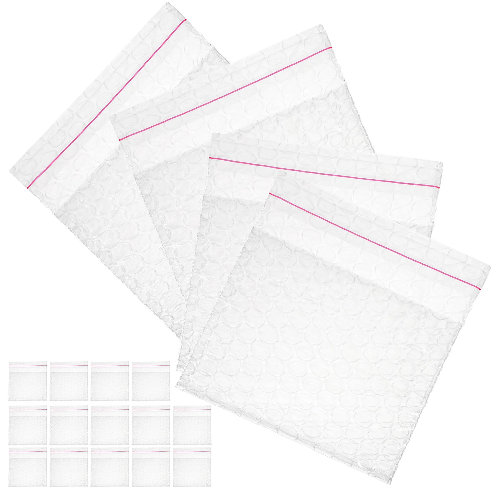 Shockproof Double Layer PE Material Self Adhesive Closure Moving Packaging Plastic Packing Cushioning for Dishes