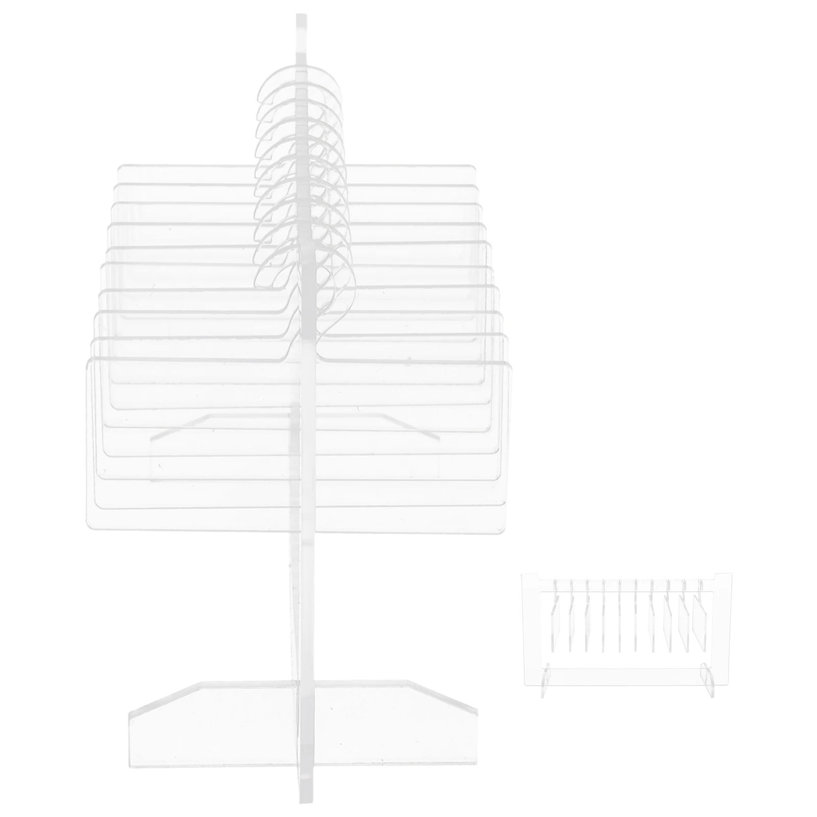 

1 Set Acrylic Tips Display Board Durable False Holder Reusable Manicure Display Stand Decorative Nail Art Supply Storage For