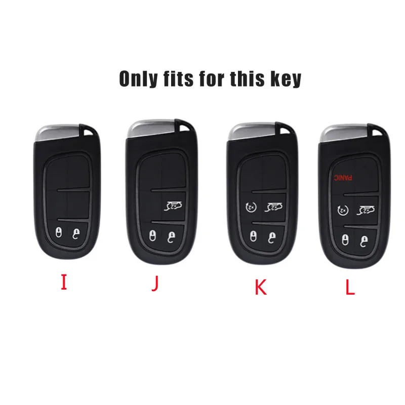 Fiat Car Remote Key Case Cover Shell For Fiat Freemont 2018 500X 500 500L Keychain Keyless Shell Fob Protector Auto Accessories