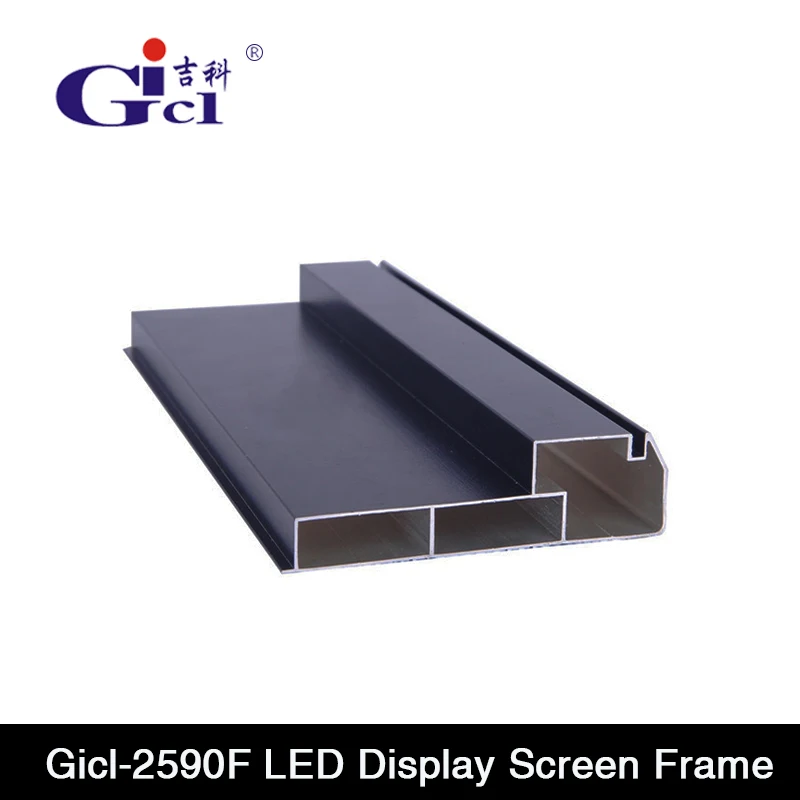 Gicl-2590F 1meter/pc  6meters/lot  LED Display Screen Scrolling Full-color Electronic Billboard with Aluminum Profile Frame