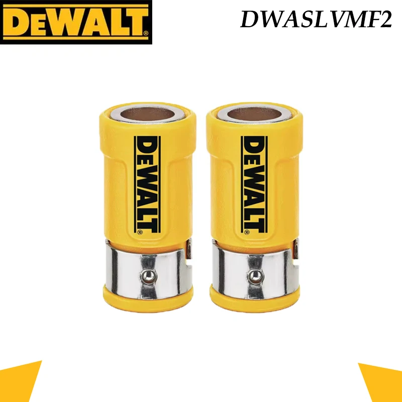 DEWALT DWASLVMF2 Magnetic Screw Holders, 2-Pack, Strong Bit Magnetizers for Screwdriver Bits