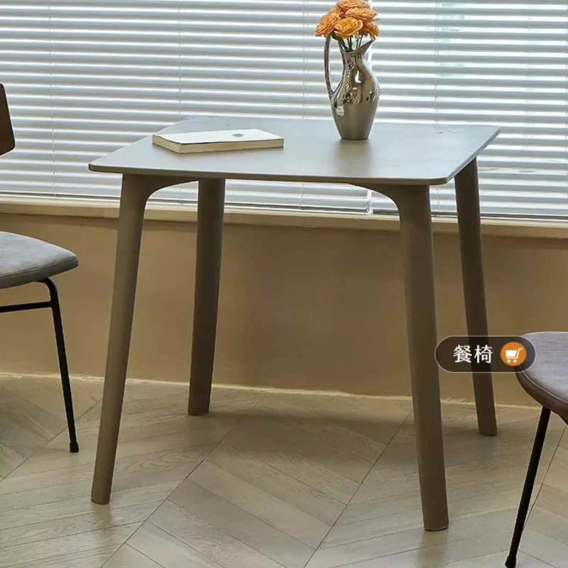 

Nordic outdoor simple plastic dining table balcony small square table small apartment table and chair cafe