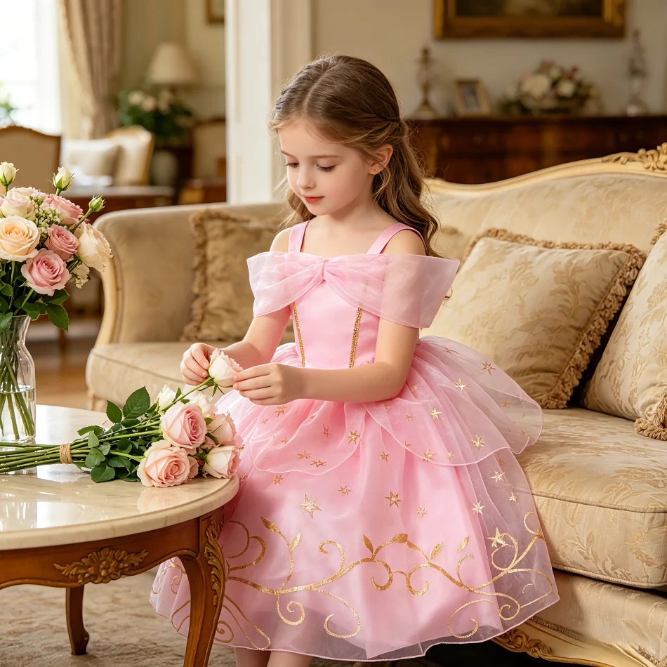 Baby Clothing Checklist - Sevimli Bebek Kız Aurora Prenses Giydirme