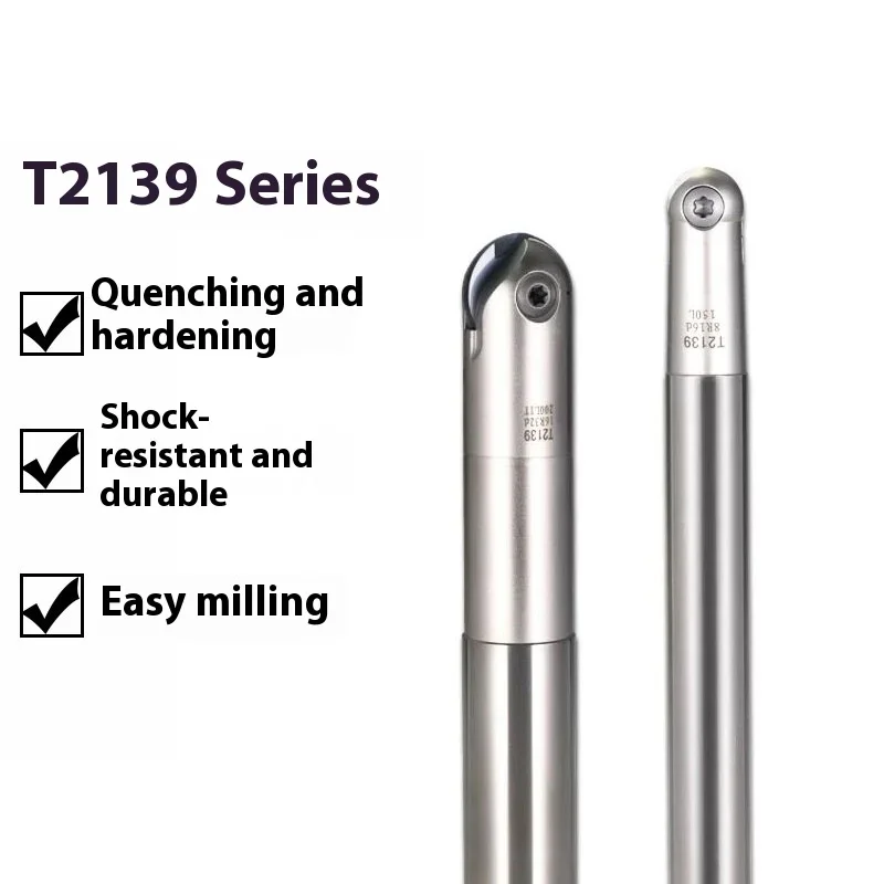 T2139 C10 C12 C16 C20 C25 4R 5R 6R 8R 10R Semi-circular Ball Head Milling Cutter Bar Ball Bar Surface Finishing Roughing P3200