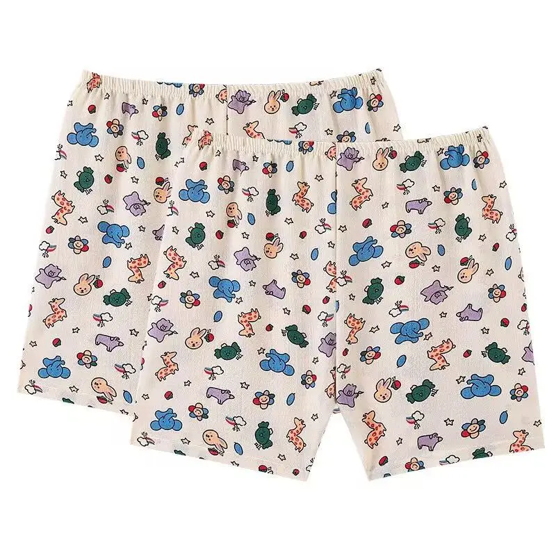 Plones cortos hoados de dibujos animados de verano, plones finos informs para cnar, ropa de dormir de ocio pa...