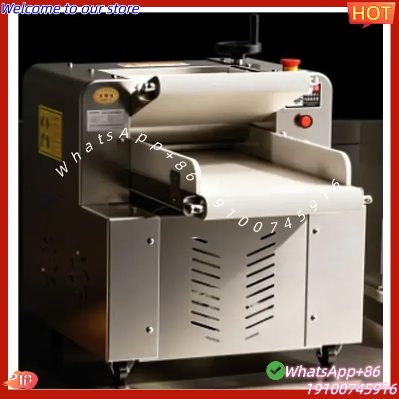 CE Adjustable Thickness Electric Noodle Press Machine Multifunctional Dough Roller Make Dumpling Wonton Home