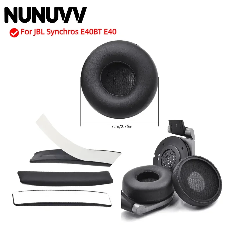 

Replacement Earpads for JBL Synchros E40BT E40 Earmuffs Ultra-soft Sponge Cushion Cover Repair Parts Headphone