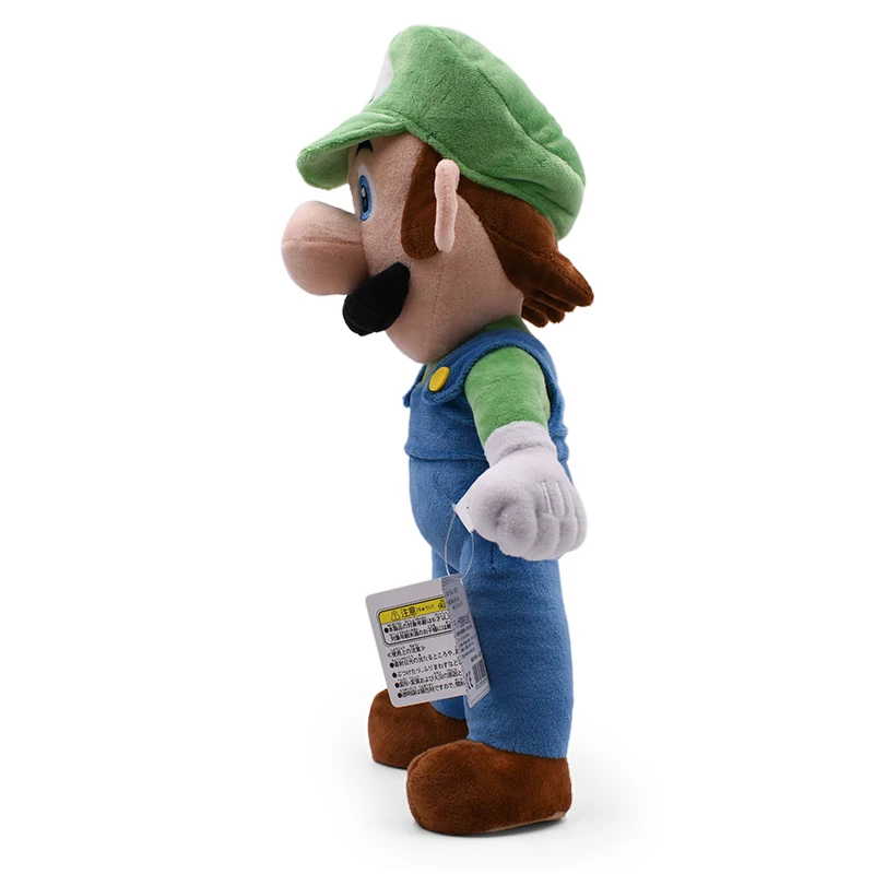 Super Mario Bros. Animal en peluche Luigi, jouet en peluche, jeu de commutation, monde 3D, Odyssey, Wonder Fury, dessin animé, Teddy Butter, 17 pouces