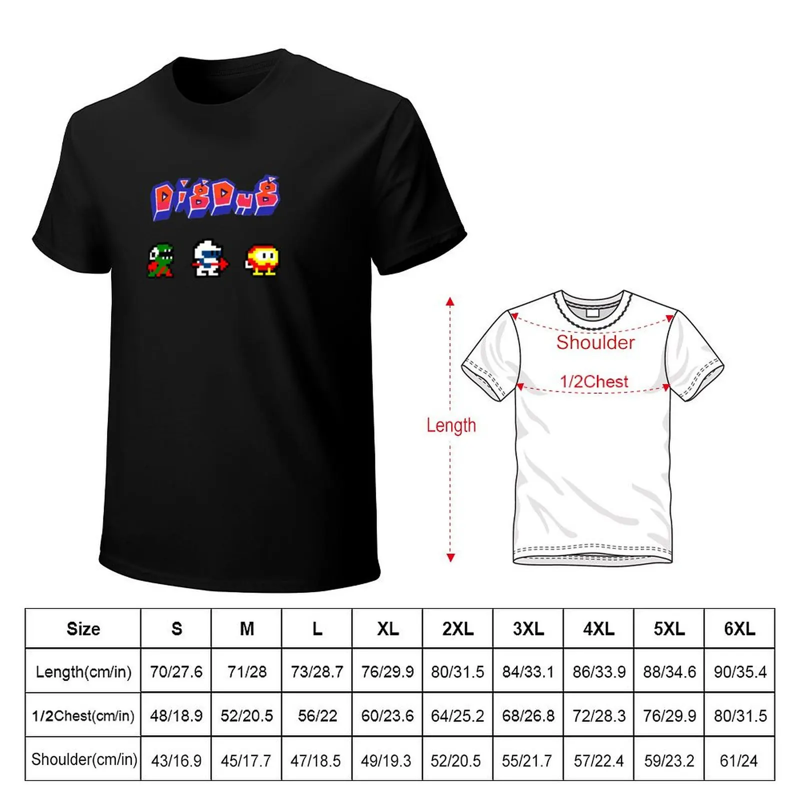 Dig Dug 2 T-Shirt cotton t shirt pack T-Shirt