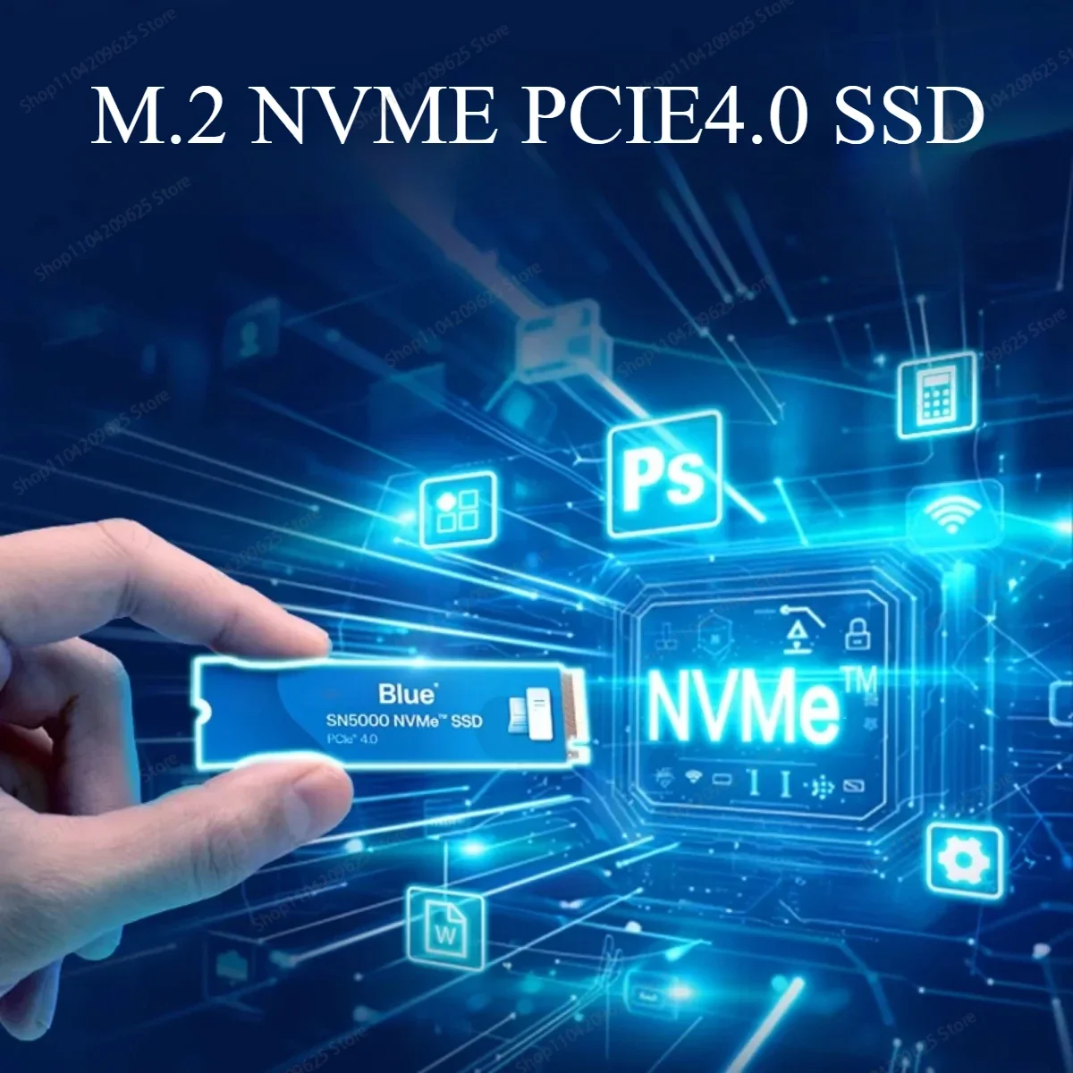 NVME SSD 8TB 4TB 2TB 1t Laptop Ssd M2 Desktop Computer Installed 1tb Western original SN5000 with Cooler FOR LAPTOP PC PS5 Xbox