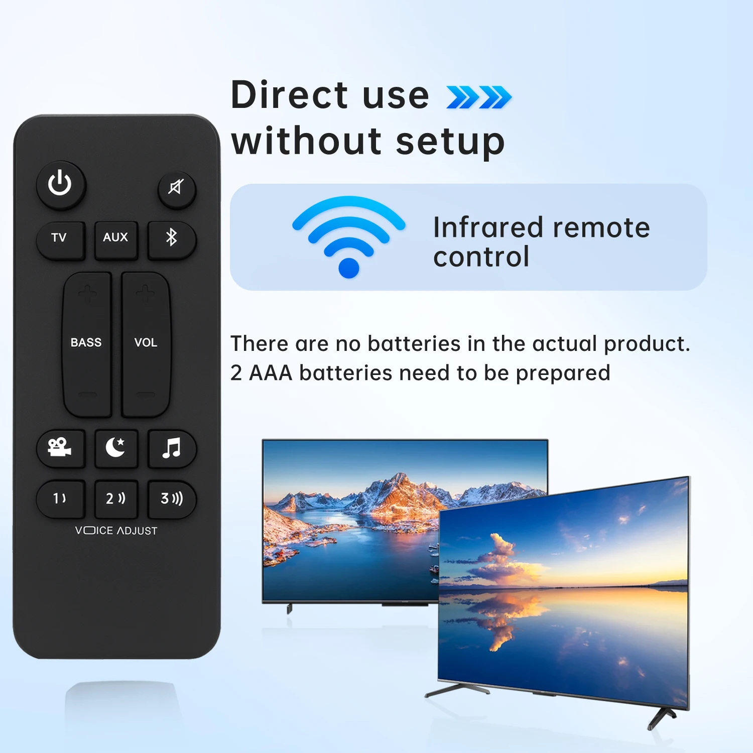 Replacement Remote Control For Polk Audio RE6214-1 RE92161 RE9216-1 5.1 Channel Soundbar Speaker System