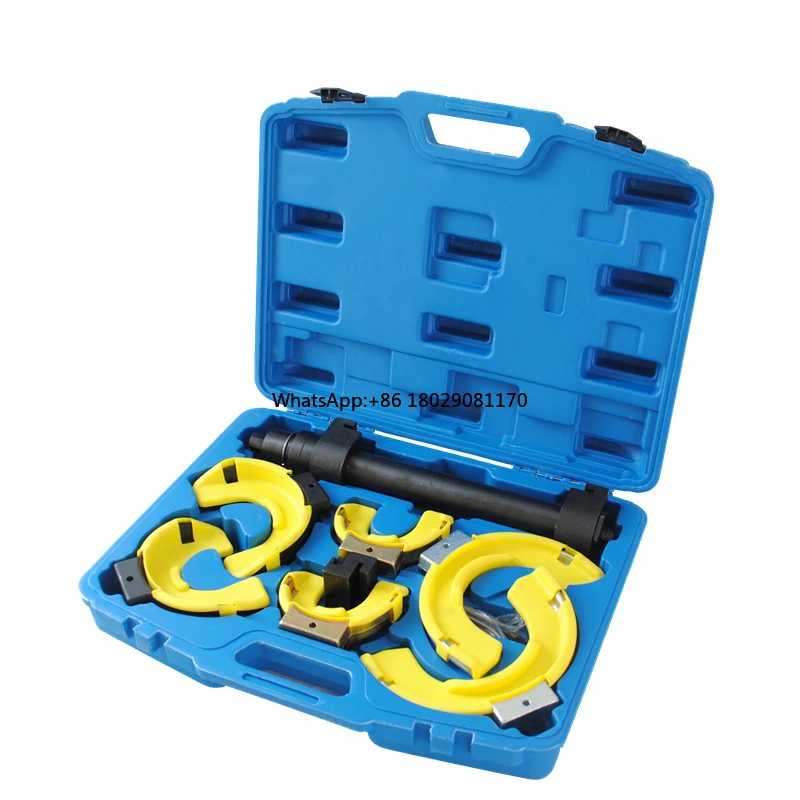 

Strut Spring Compressor Kit Interchangeable Fork Coil Extractor Replace Tool Set, Spring Compressor Shock Absorber