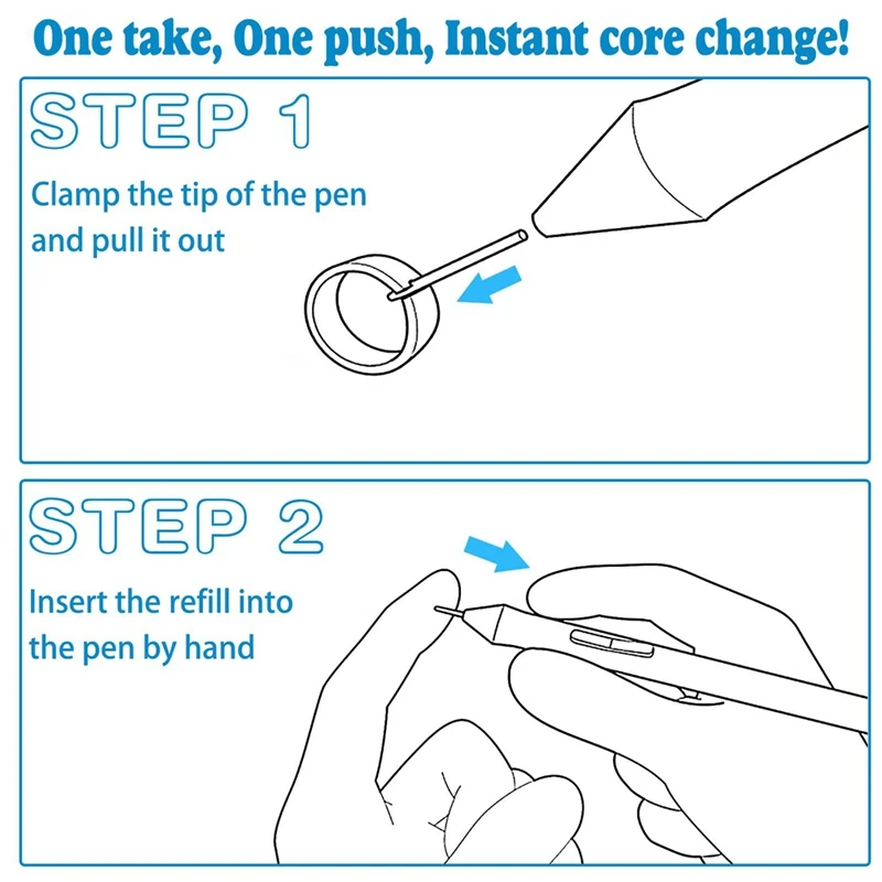 Hot 10Pcs/Lot Standard Pen Nibs Replacement For Wacom PTH-460,PTH-660,PTH-860,DTH-1320,DTH-1620 Pens With Removal Tool