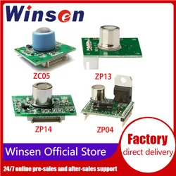 2pcs Winsen ZP04/ZP14/ZC05/ZP13 Combustible Gas Detection Module Methane Module for Home Use Vehicle Gas Leak Alarm