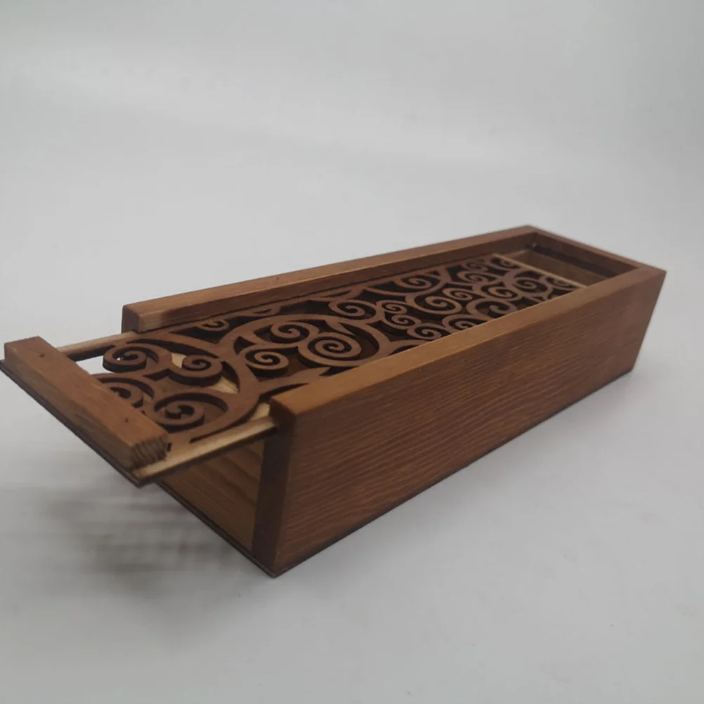 Wood Storage Boxes Wooden for Centerpieces Decor Piercing Gift with Lids Jewelry