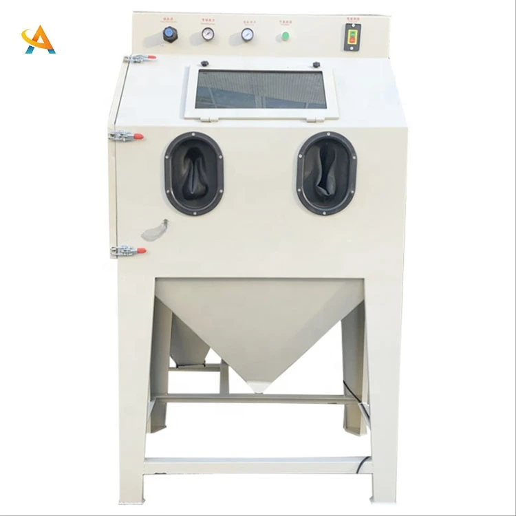 Factory Price Dustless Manual Wet Sand Blasting Cabinet Water Vapour Sandblasting Machine for Sale