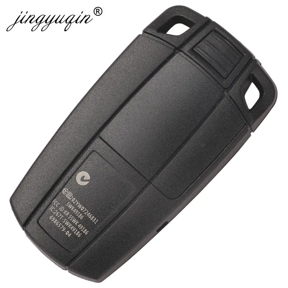 Jinyuqin Auto Afstandsbediening Sleutel Shell Voor BMW E61 E90 E82 E70 E71 E87 E88 E89 X5 X6 Voor 1 3 5 6 Serie Vervangen 3 Knop Smart Key Case