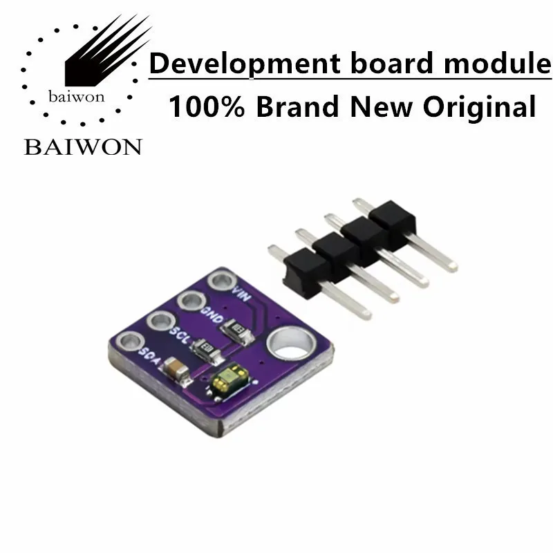 VEML6040 RGBW color sensor measures ambient light content intensity of I2C integrated chip