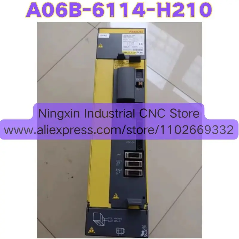 Used FANUC A06B-6114-H210 A06B 6114 H210 Servo Amplifier Tested OK Expedited Delivery