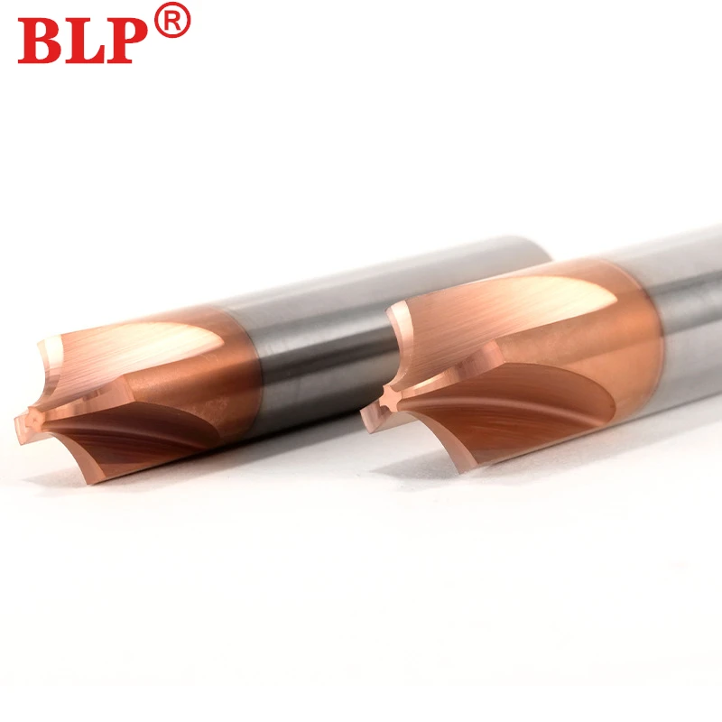 HRC55 Internal R Milling Cutter Tungsten Steel Inner R Cutter Chamfering End Mill 4 Flute Reverse R Router Bit R0.5 tools