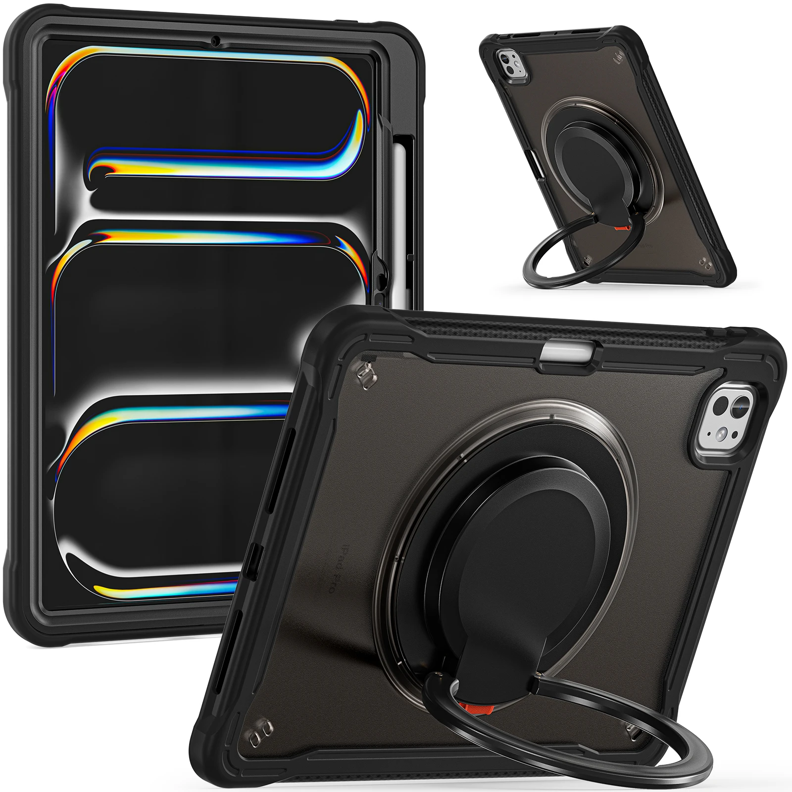 

Rotation Handle Grip Stand Case For iPad 2025 A16 Pro 13 11 Mini Air 4 5 6 7 8 9 10th 11th Generation 10.2 10.9 inch Cover