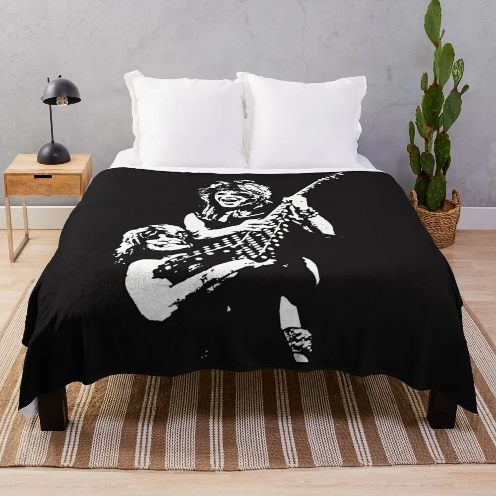 

Randy Rhoads Tribute Throw Blanket Soft Solid Color Blanket for Couch Bed