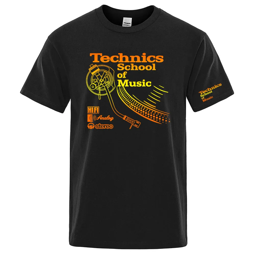 2026 Technics Logo Dj Music The men's regular short-sleeved shirts are very comfortable to wear T shirt