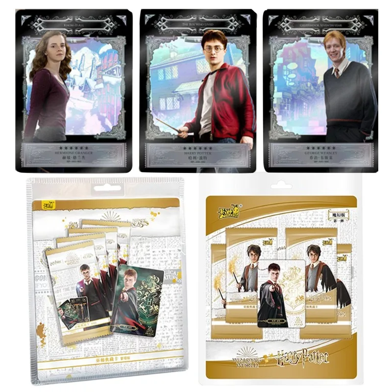 KAYOU Harry Potter Cards Collection Rare Cards Film Peripherals Characters Hermione Cards Box Paper Hobby Children\'s Gifts Toys