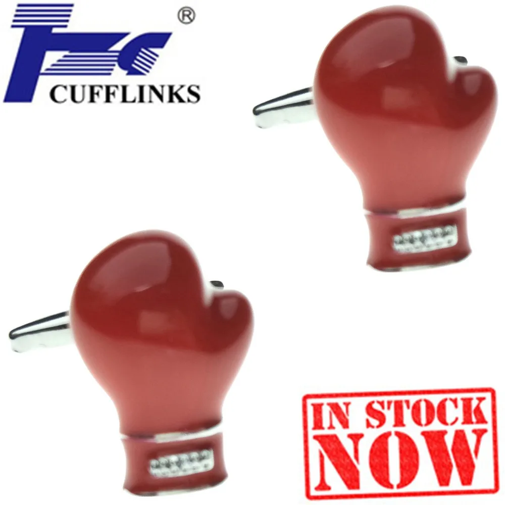 

TZG Red Glove Cufflink Cuff Link 2 Pairs Shipping