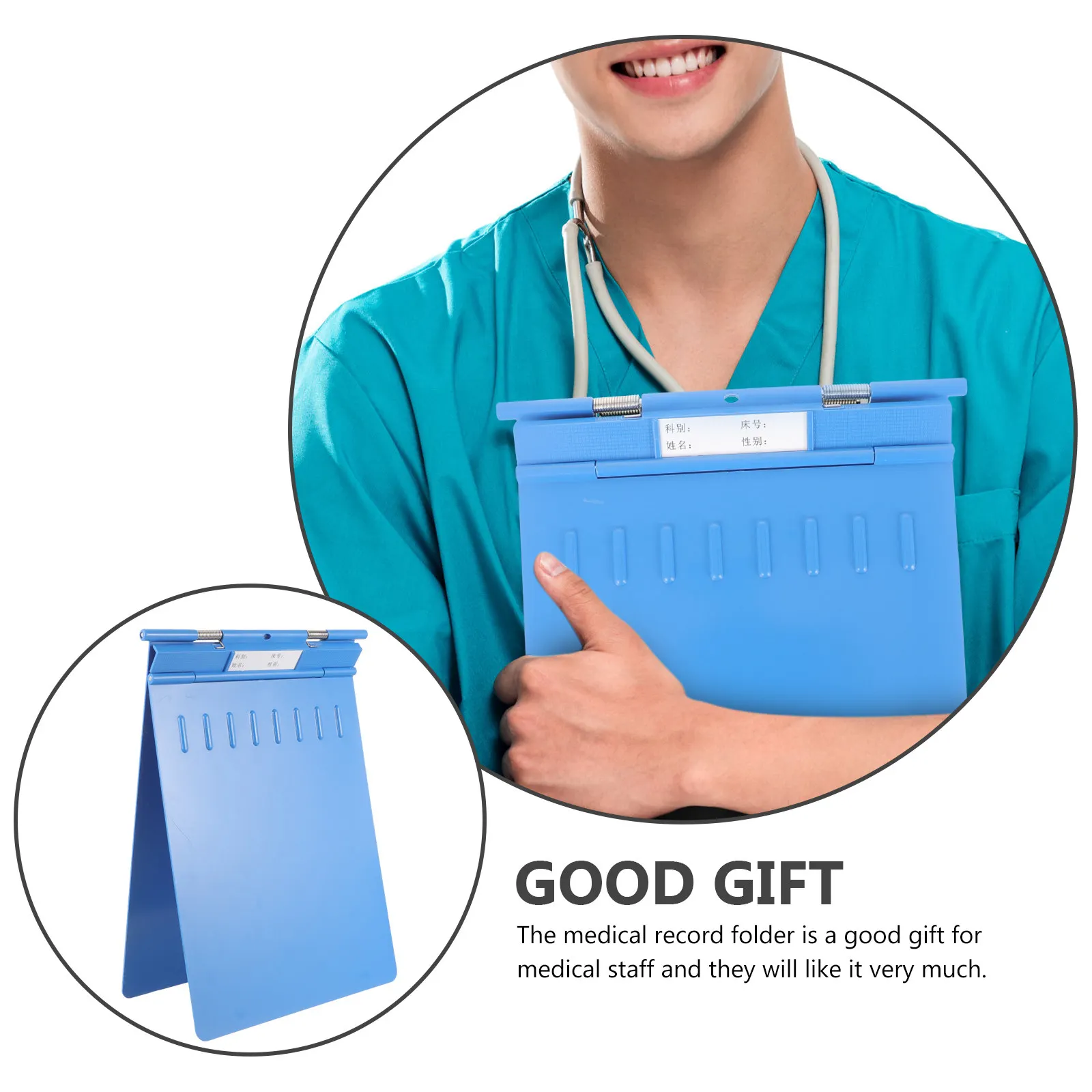 

Multipurpose Clipboard for Nurses Heavy Duty Writing Board with Storage Medical Record File Folder Document Holder Office