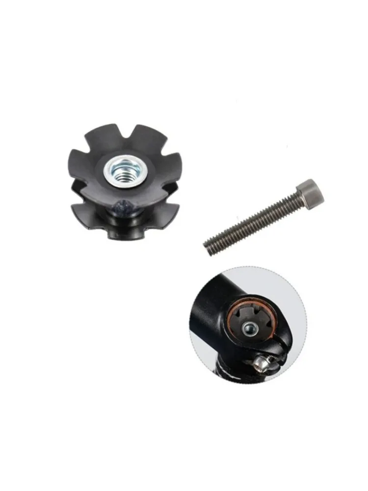 AliExpress 1set Bike Headset Stem Top Cap with Screw Star Nut Dust Cap Compatible with 1-1/8 Inch Fork Steerer Tube