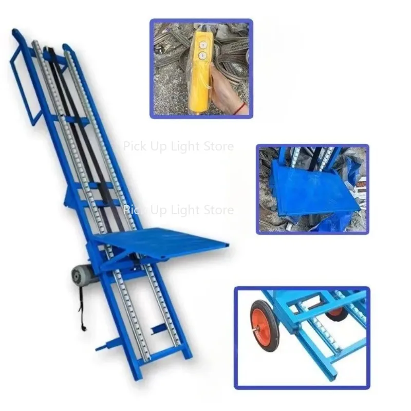 

Portable lift hoist loading brick building loading lifting platform