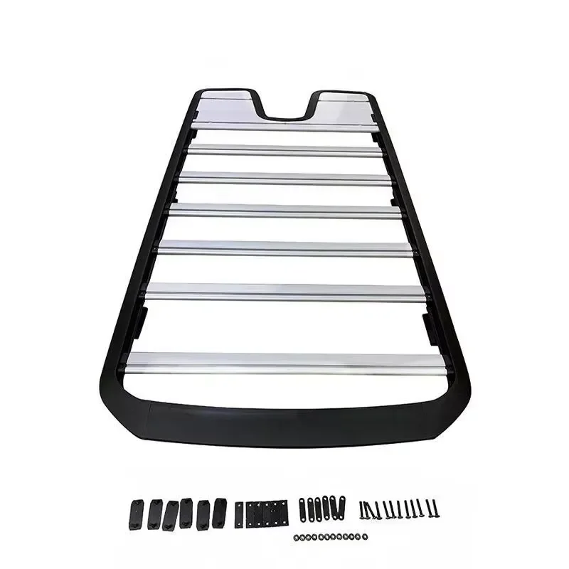 Auto Part Car Roof Rack Accessories Aluminum Alloy Chrome Silver Auto Part Roof Luggage Storage Suitable for Defender