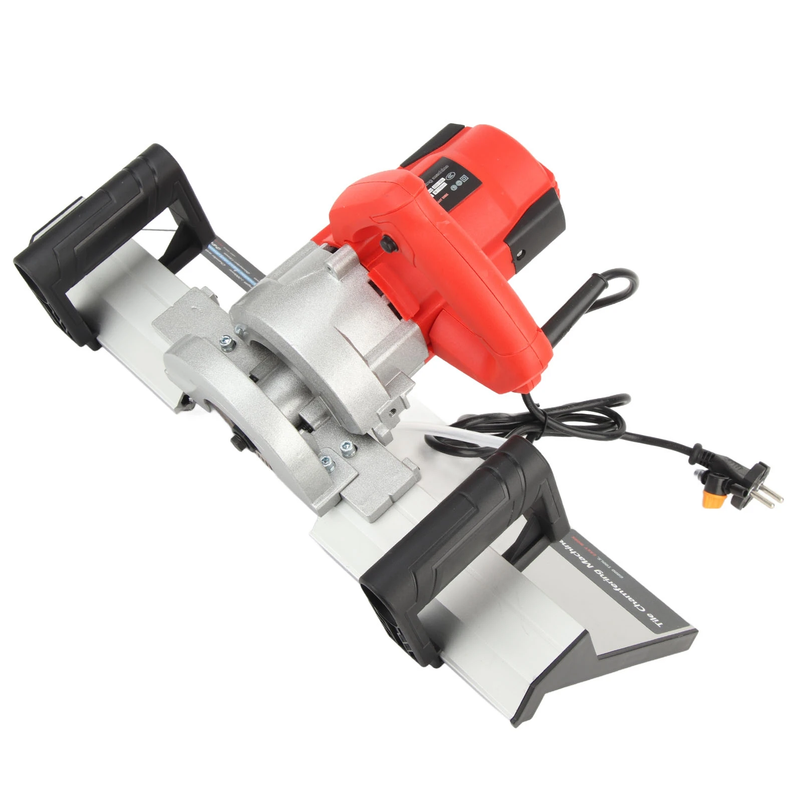 Electric Tile Bevel Cutter Aviation Aluminum Ceramic Tile Chamferer 13000RPM  Thickness Adjustment with Hose for 2.2m Tiles