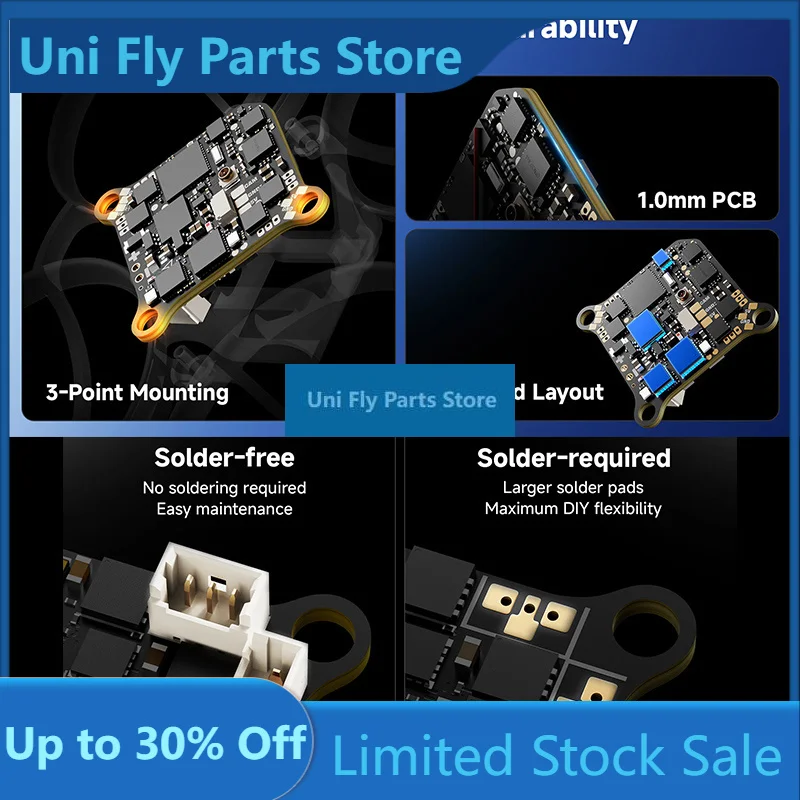 UniFlyBETAFPV Matrix 1S Brushless 5in1 II Flight Controller 12A ESC For Air65 II/ Air75 II/ Meteor65 Pro/ Meteor75 Pro Quadc