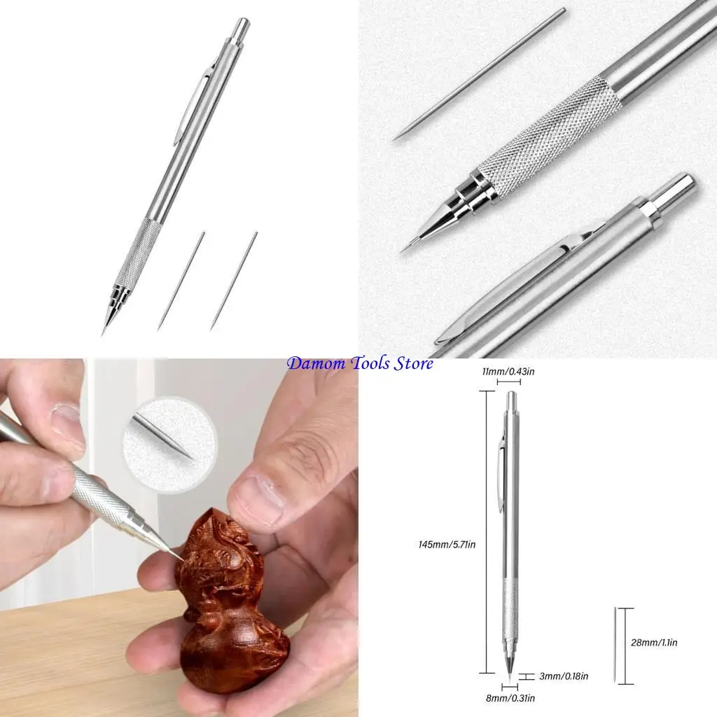 

57BE Автоматический центральный пробойник Центровый дырокол Регулируемый пружинный стальной подпружиненный