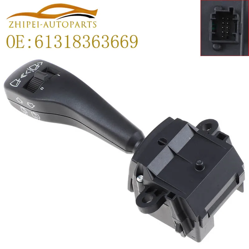 61318363669 Steering Column Wiper Control Switch Stalk Lever Car 8363669 For BMW 3 5 Series E83 E46 E39 99-10