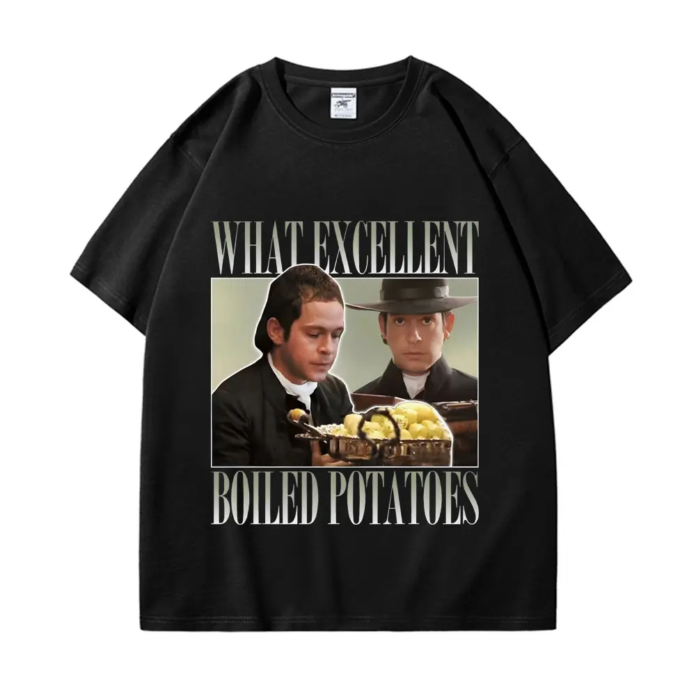 

What Excellent Boiled Potatoes Funny Meme T-shirt Fashion Trend Vintage Short Sleeve T-shirts Men Women Casual O-Neck T Shirts