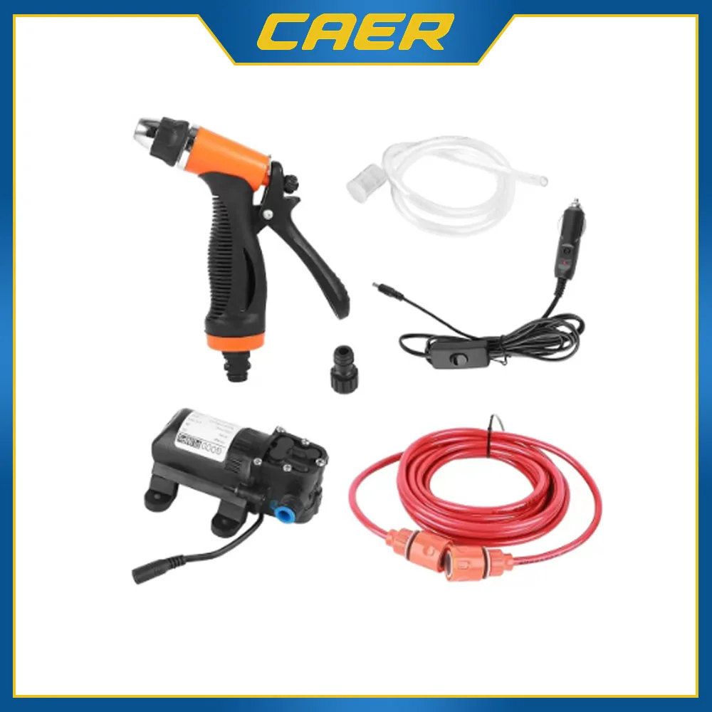 Car Wash 12V Car Washer Gun Pump High Pressure Cleaner Car Care Portable Washing Machine Electric Cleaning Auto Device