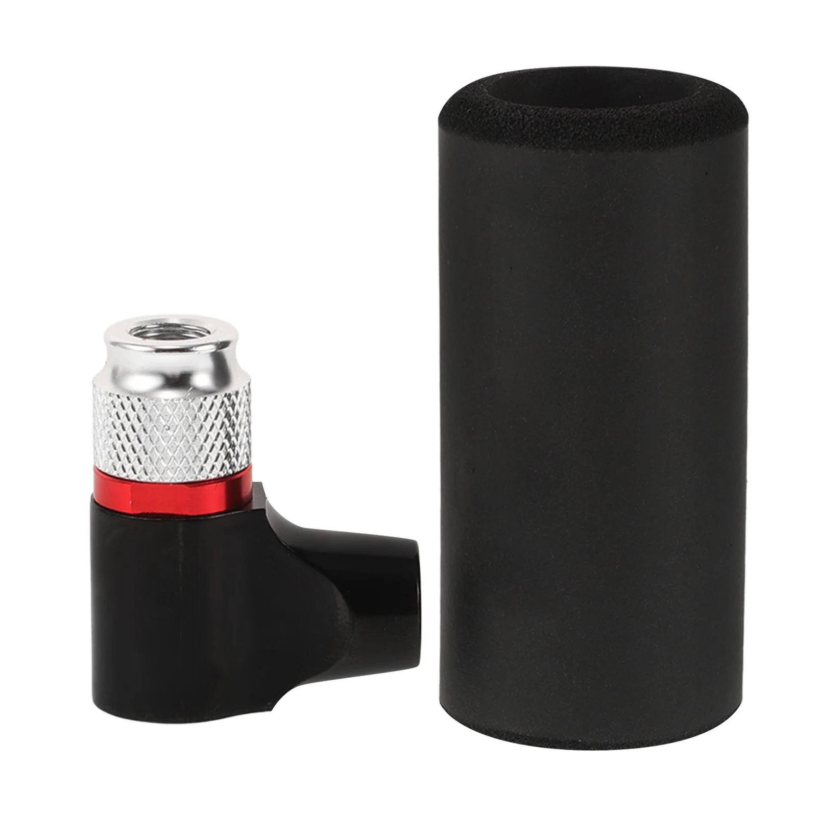 

Portable Bike Tire Pump Adapter Lightweight Aluminum Alloy Quick Inflation Tool for Mountain Road Bikes Bicycle Tire Inflator