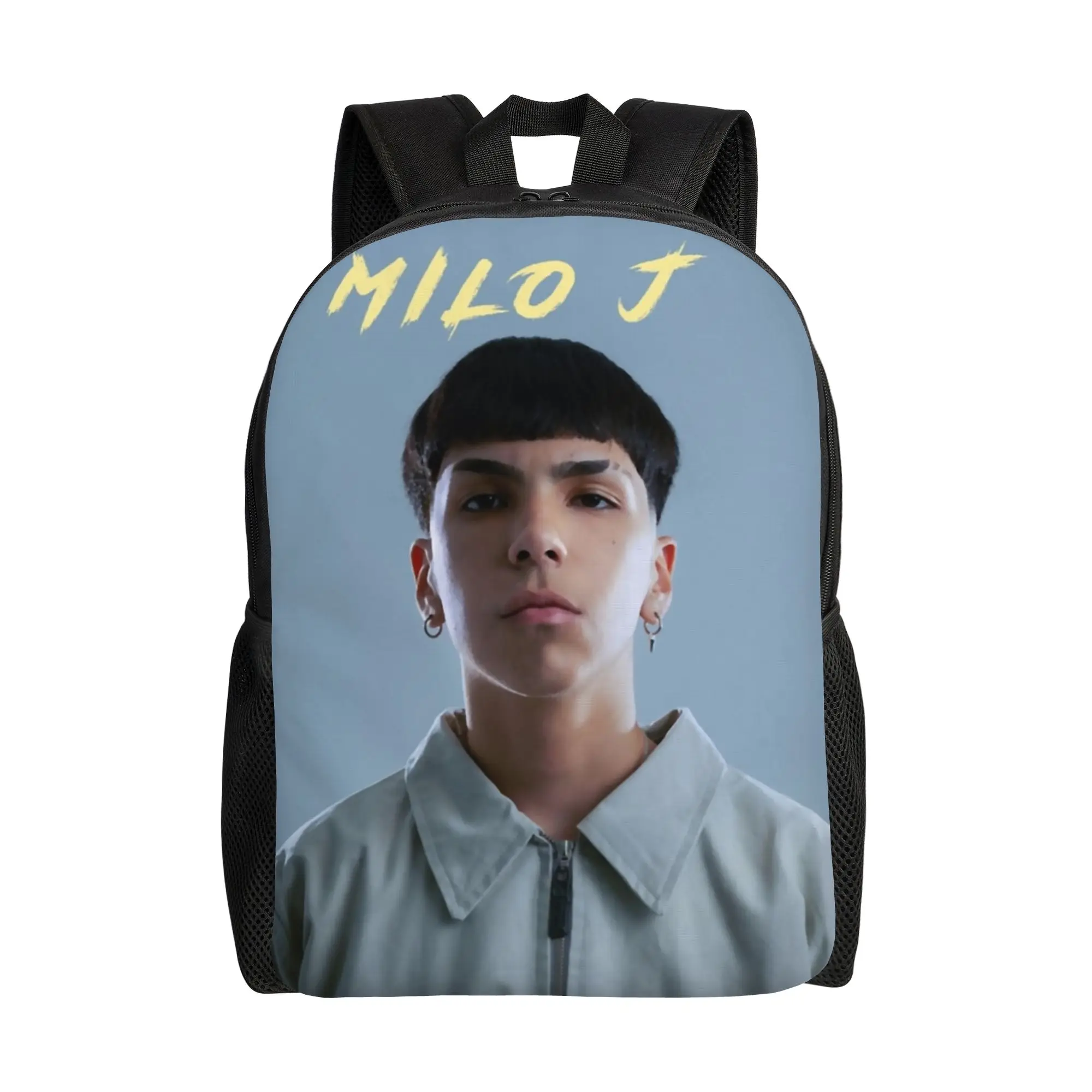 

Rapper Milo J Fashion Backpack with Pocket High School Business Daypack for Men Women Laptop Canvas Bags